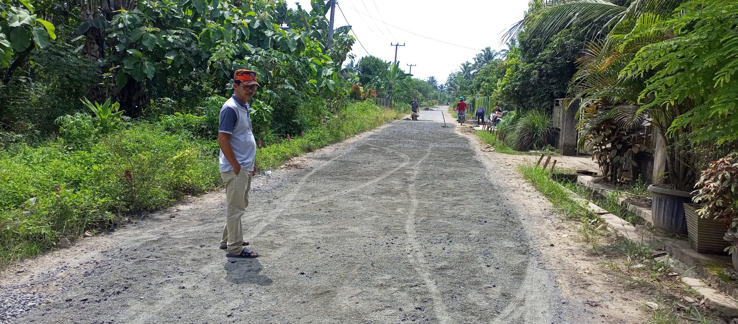 Perbaikan Jalan Siraman Wujud Kepedulian PP PAC Pekalongan