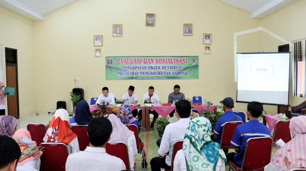 Dinas Lingkungan Hidup Kota Metro Lakukan Evaluasi dan Sosialisasi Pendataan Objek Retribusi Pelayanan Pengangkutan Sampah