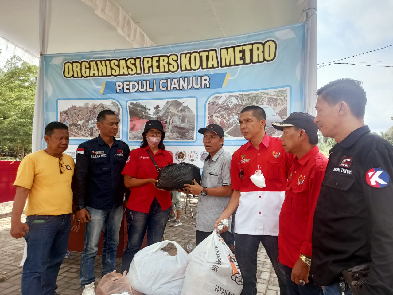 Penggalangan Dana Gempa Cianjur Jawa Barat, Jumat Siang Berakhir
