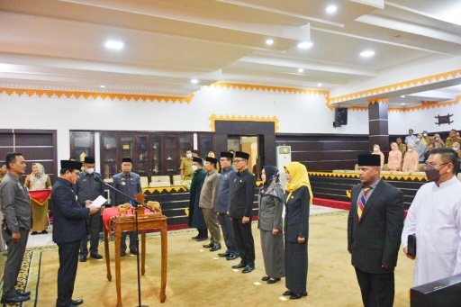 Walikota Metro Lantik 6 Pejabat Tinggi Pratama