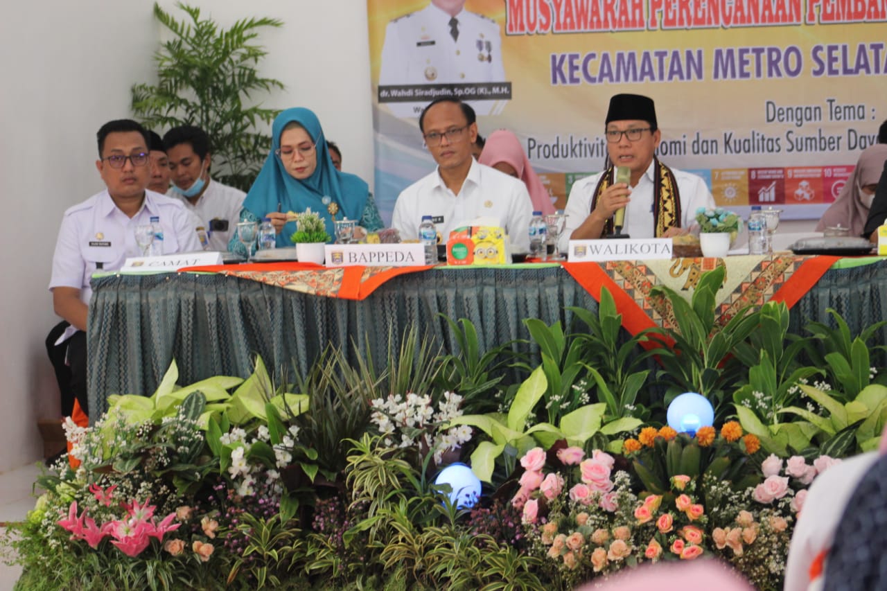 Pemkot Metro Gelontorkan 23 Miliar Pembangunan infrastruktur di Kecamatan Metro Selatan