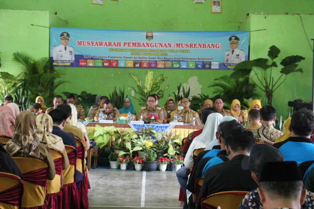 Pemkot Metro Gelar Musrenbang di Kelurahan Purwosari