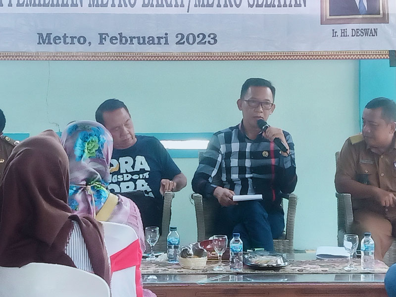 DPRD Kota Metro Daerah Pemilihan IV Laksanakan Reses