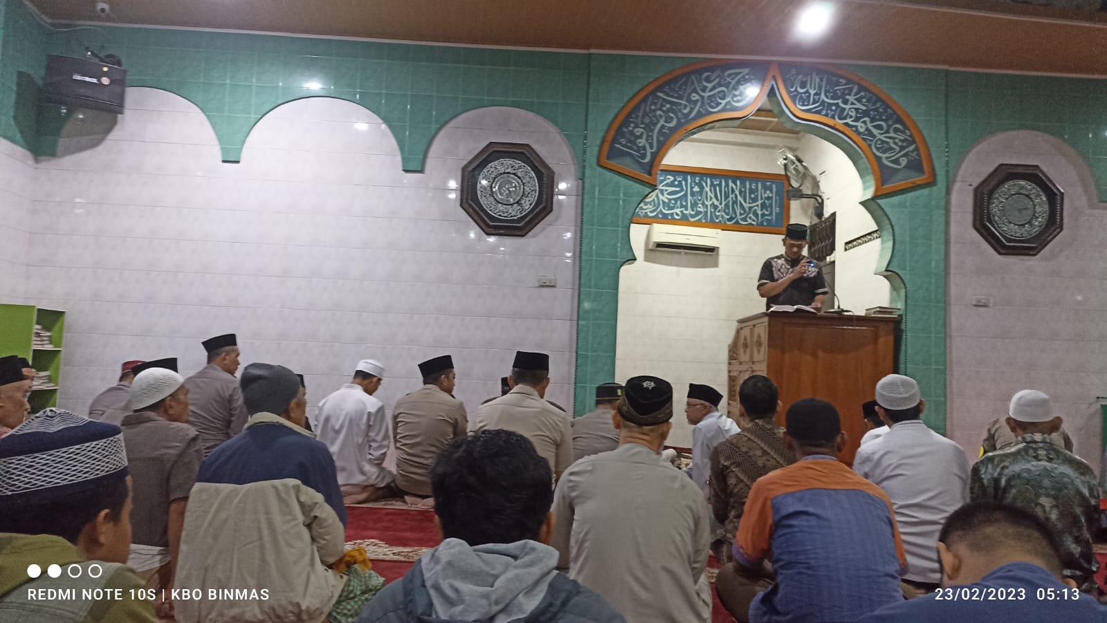 Sholat Subuh Berjamaah, Kapolres Metro Ajak Masyarakat Jaga Kamtibmas