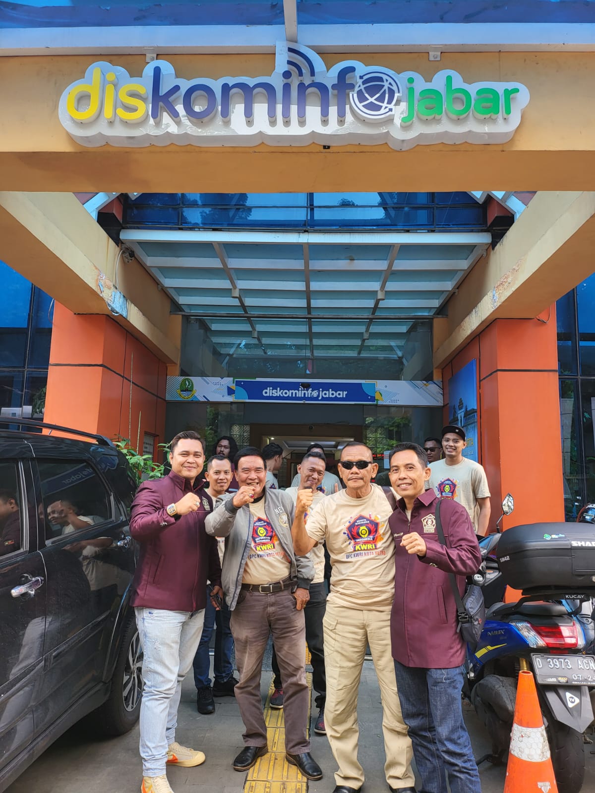 DPC KWRI Kota Metro Lakukan Kunjungan Ke Dinas Kominfo Jawa Barat