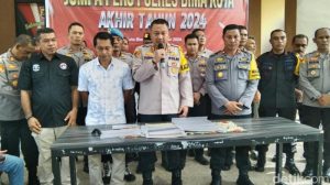 Sepanjang Tahun 2024 Polres Bima Kota Ungkap 107 Kasus Naskoba