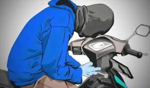 Pelaku Curanmor Gasak Motor di RT 09 Yosomulyo
