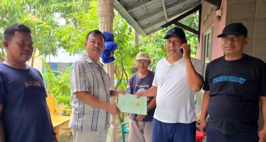 Ketua DPC Granat Tanggamus Hibahkan Tanah Untuk Bangun Mushalla di Karawang
