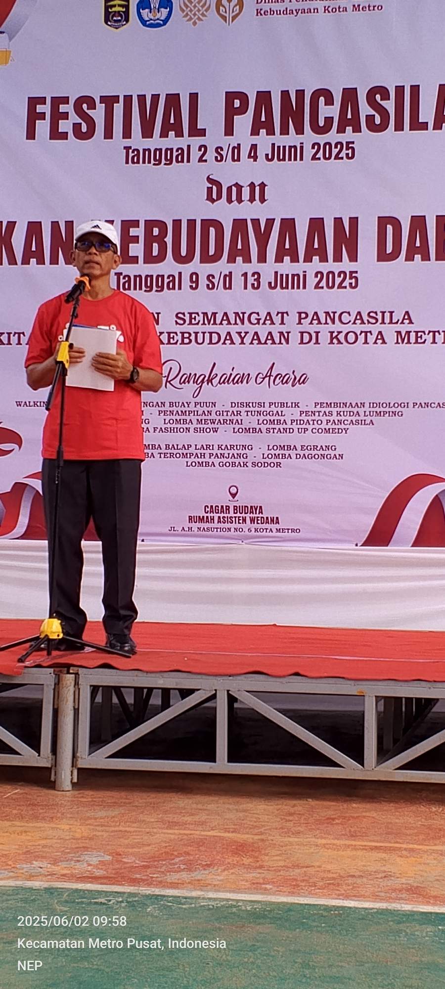 Festival Pancasila dan Pekan Kebudayaan Daerah Dibuka Secara Resmi