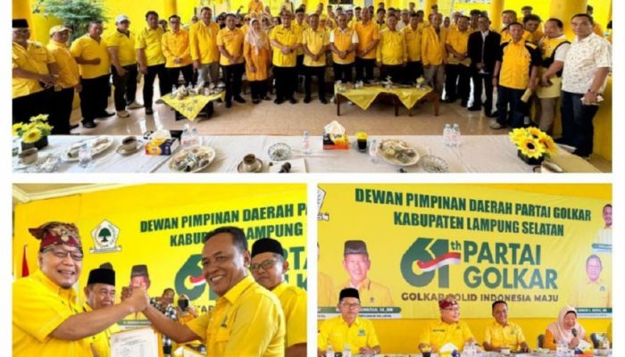 ‎Tony Eka Candra Ajak Kader Partai Wajib Tingkatkan Elektabilitas Partai Golkar di Lampung Selatan