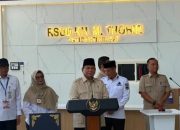 Resmikan RSUD M Thohir, Prabowo Wanti-Wanti Manajemen Penyelewengan Korupsi