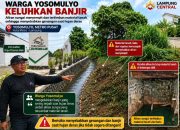 Saluran Aliran Air Kali Diduga Sengaja Dibeton, Warga Dihantui Banjir