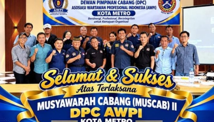 ‎Muscab II DPC AWPI Kota Metro Tahun 2026 Sukses Digelar, Chairul Chan Terpilih Aklamasi