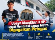 ‎Dibayar Rp200 Ribu, Mantan Napi Diduga Jadi Kurir 3 HP ke Lapas Metro