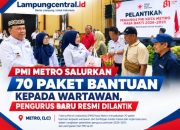 Tanpa APBD, PMI Metro Gelar Aksi Kemanusiaan dan Salurkan Bantuan untuk Wartawan